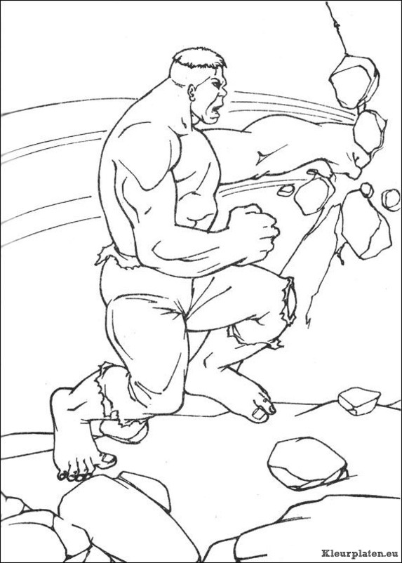Hulk kleurplaten
