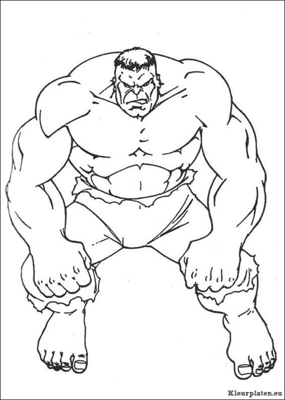 Hulk kleurplaten