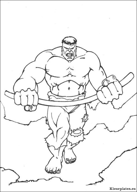 Hulk kleurplaten