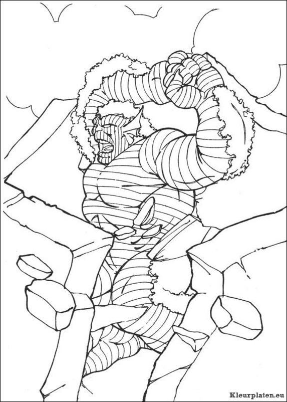 Hulk kleurplaat