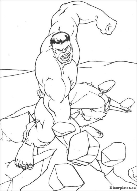 Hulk kleurplaten