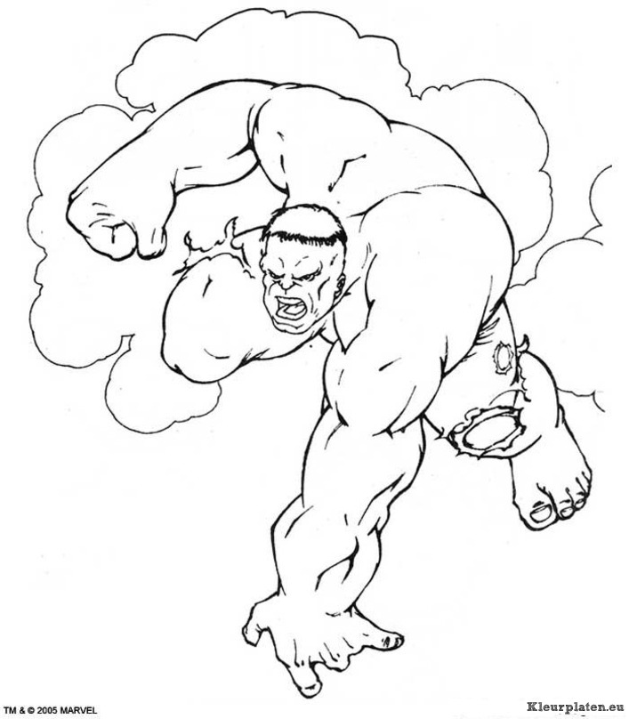 Hulk kleurplaten