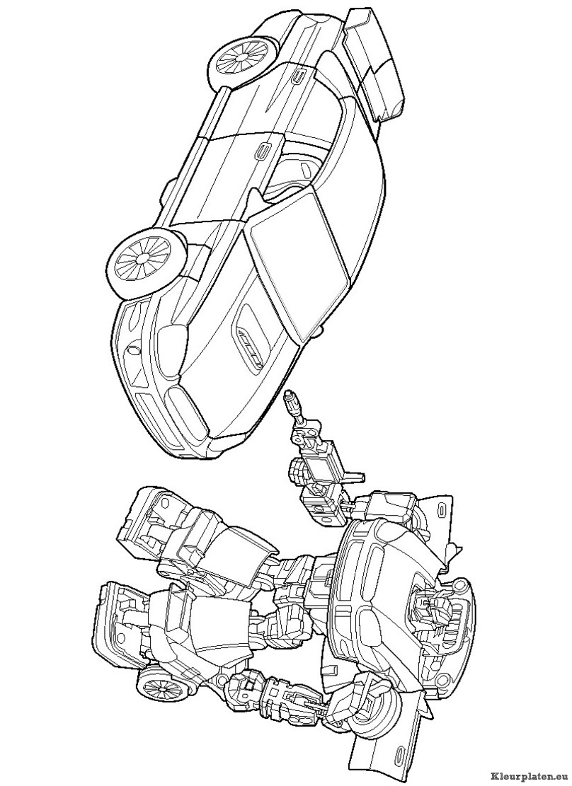 Transformers kleurplaten