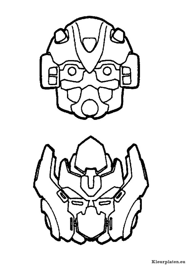 Transformers kleurplaten