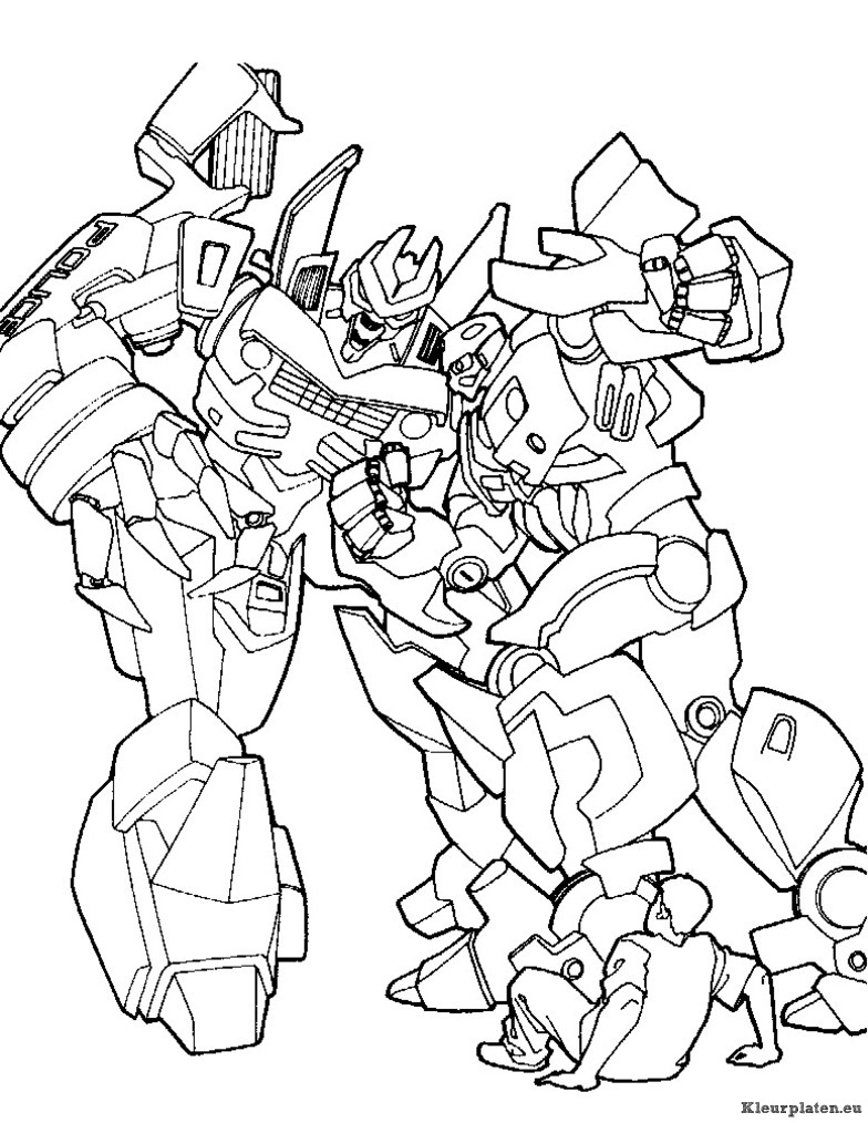 Transformers kleurplaten