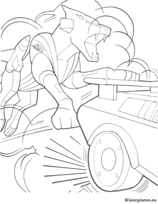 Transformers kleurplaten