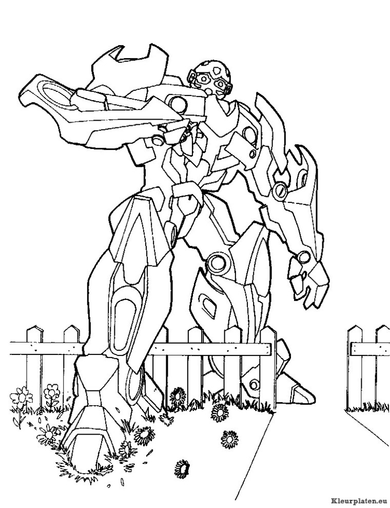 Transformers kleurplaten