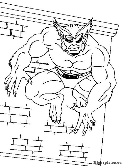 X men kleurplaten