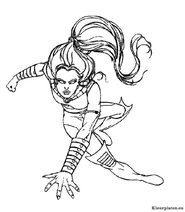 X men kleurplaten