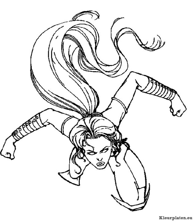 X men kleurplaten