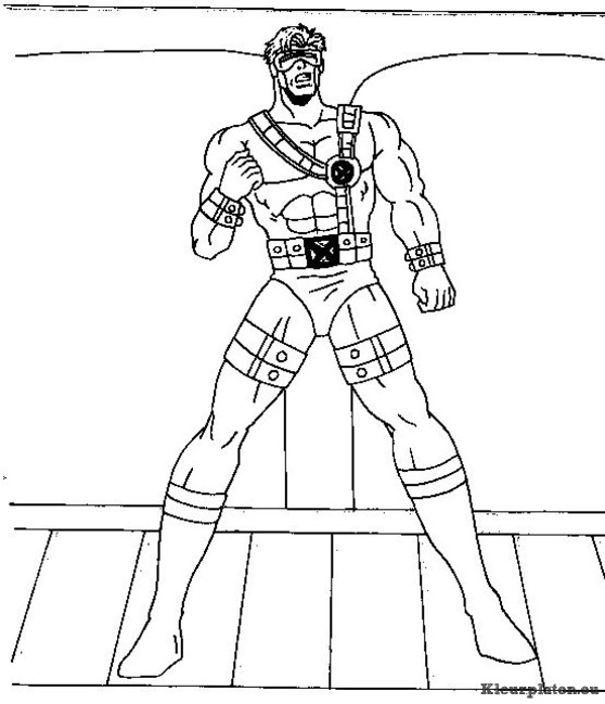 X men kleurplaten