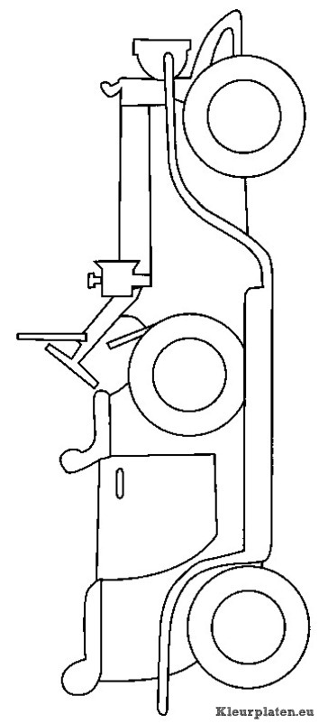 Auto kleurplaten