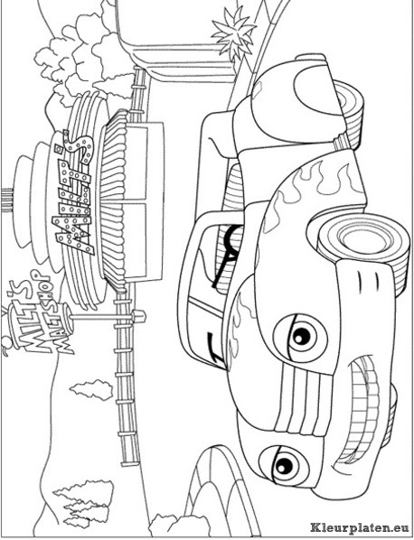 Auto kleurplaten
