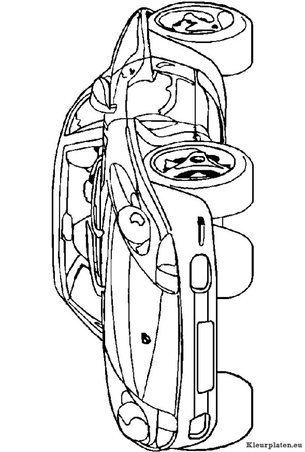 Auto kleurplaten