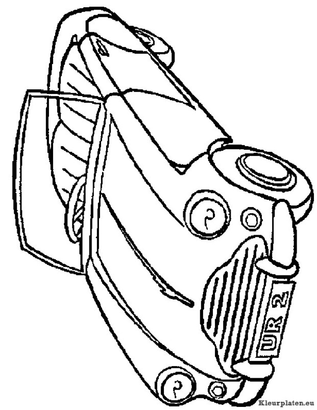 Auto kleurplaten