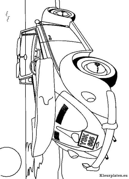 Auto kleurplaten