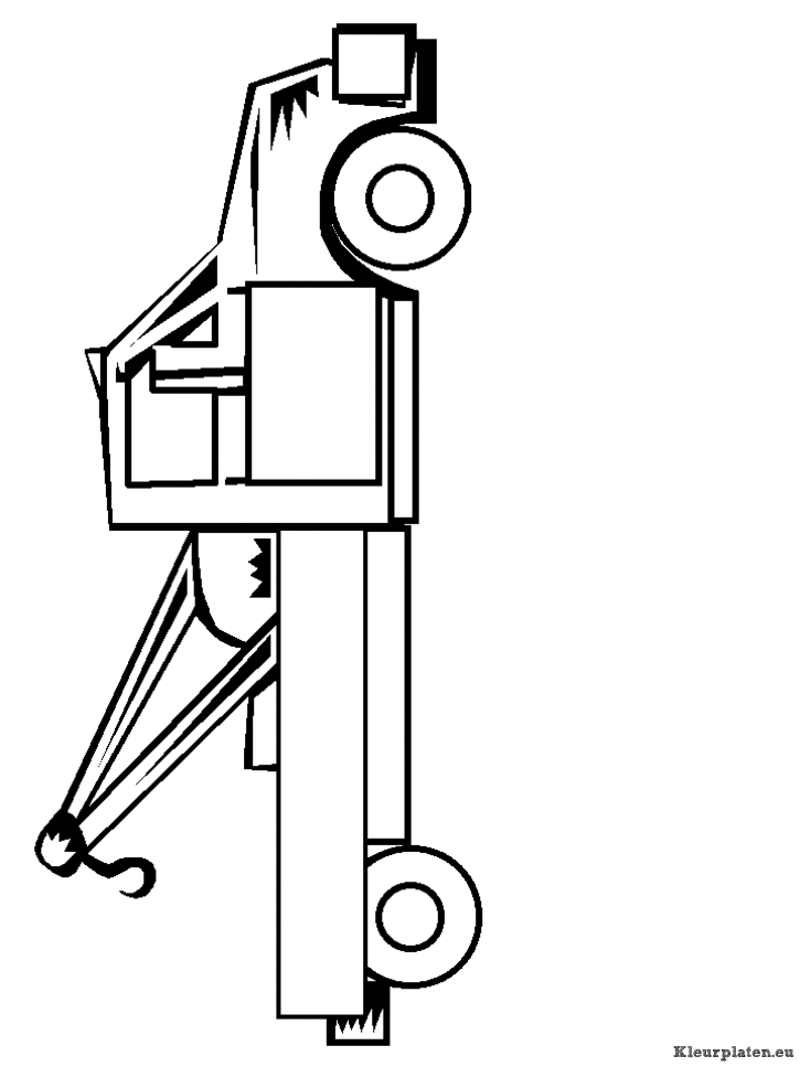 Vrachtwagens kleurplaten