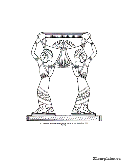 Egypte kleurplaten