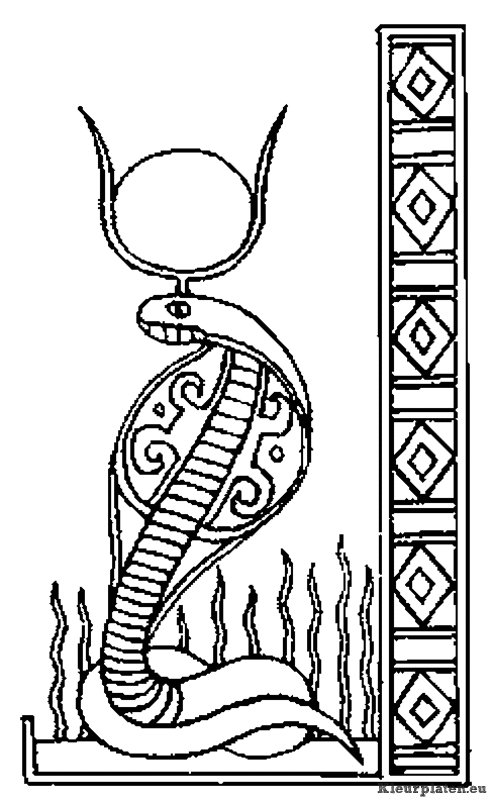 Egypte kleurplaten