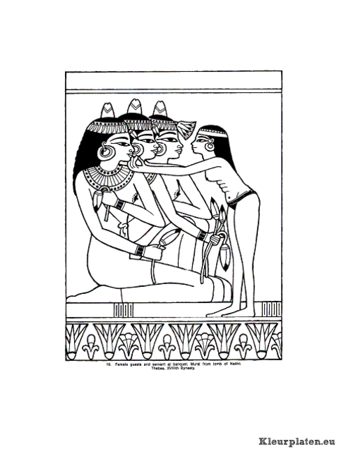 Egypte kleurplaten