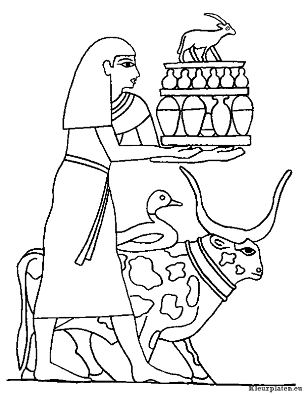 Egypte kleurplaten