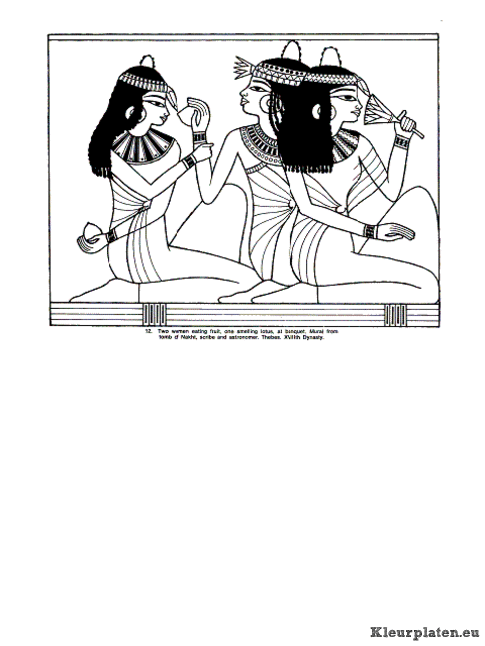 Egypte kleurplaten