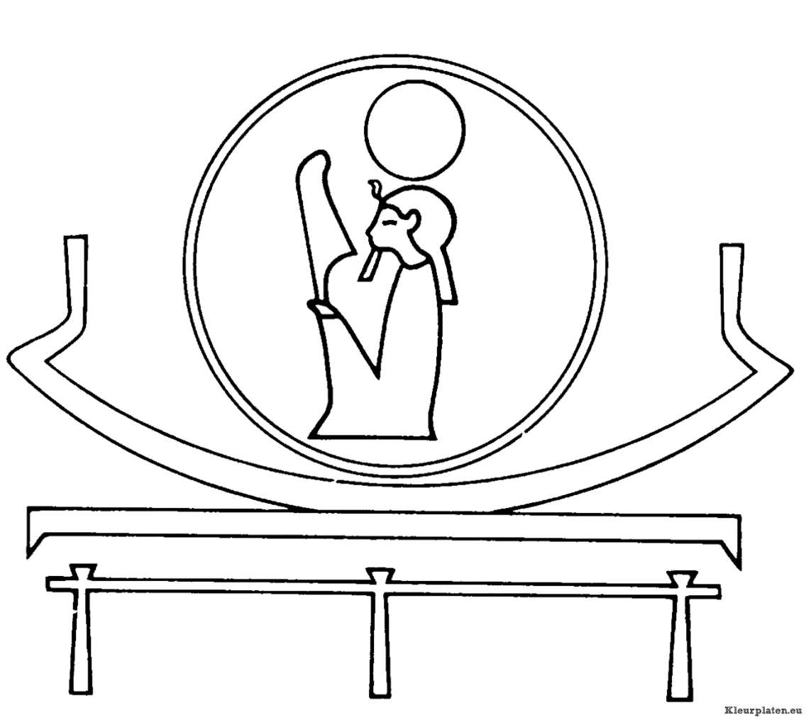 Egypte kleurplaten