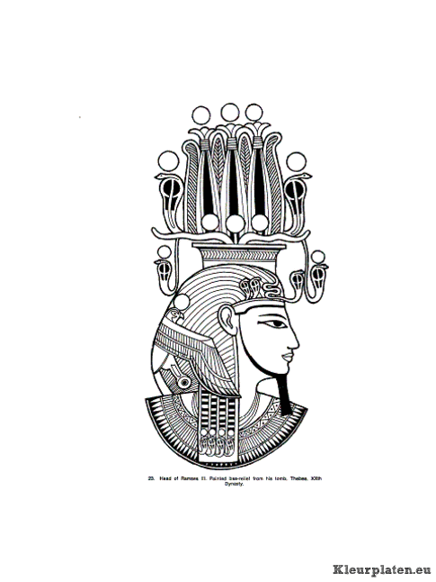 Egypte kleurplaten