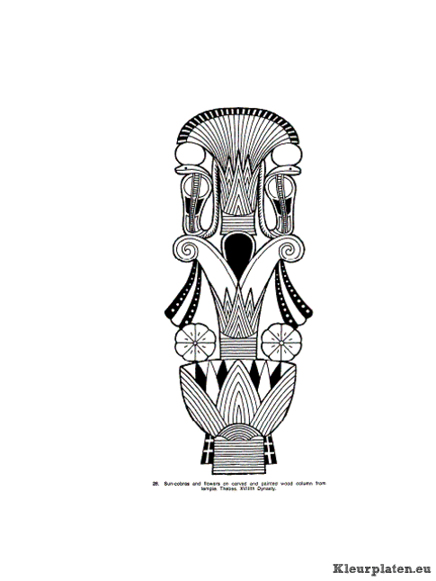 Egypte kleurplaten