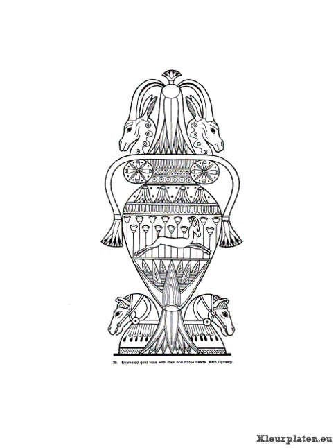 Egypte kleurplaten