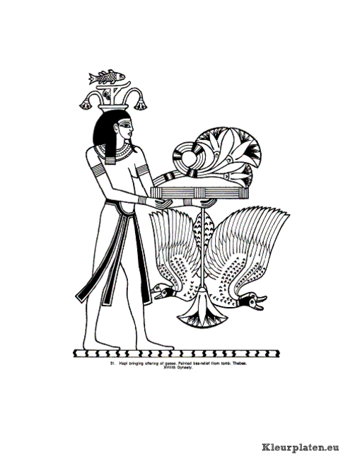 Egypte kleurplaten