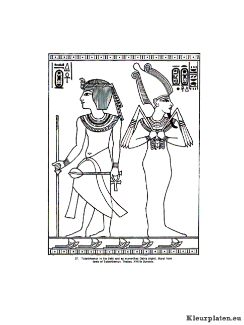 Egypte kleurplaten