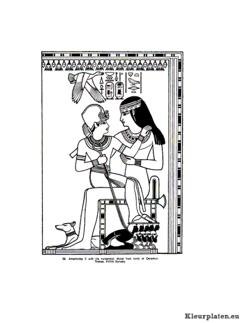 Egypte kleurplaten