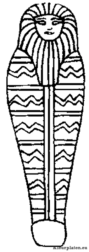 Egypte kleurplaat