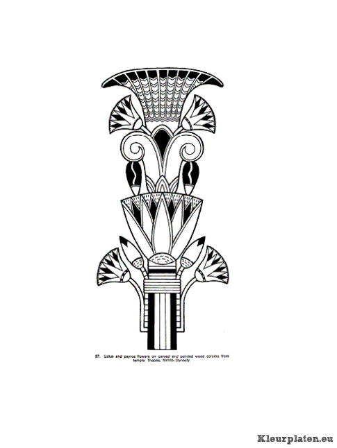 Egypte kleurplaten