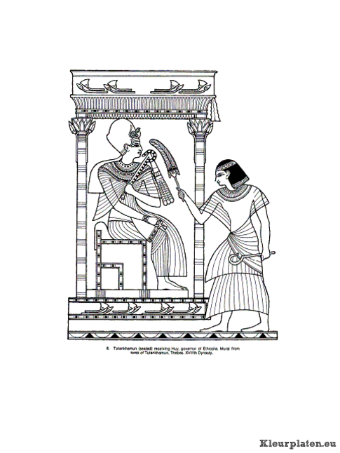 Egypte kleurplaten