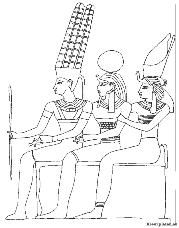 Egypte kleurplaten