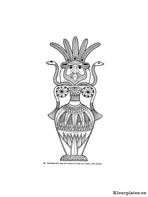 Egypte kleurplaten