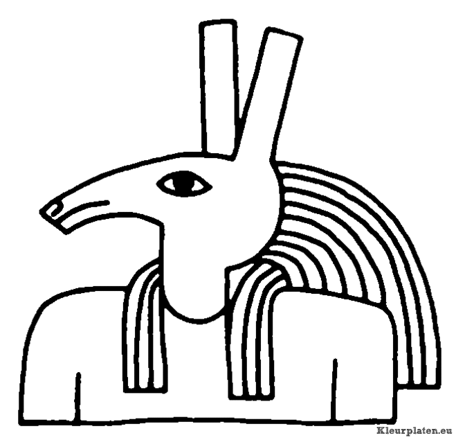 Egypte kleurplaten