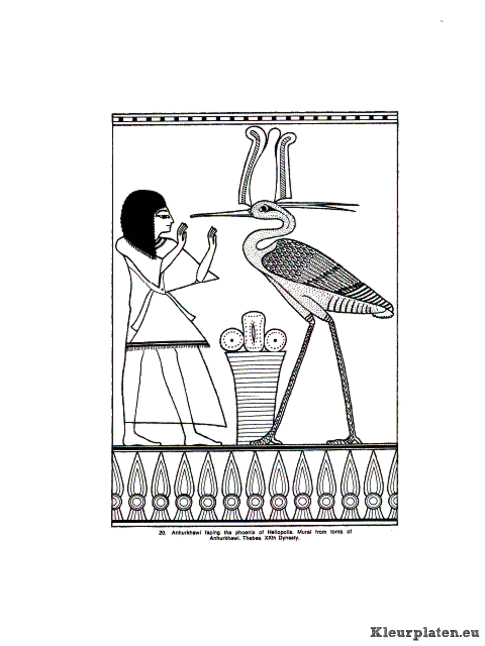 Egypte kleurplaten