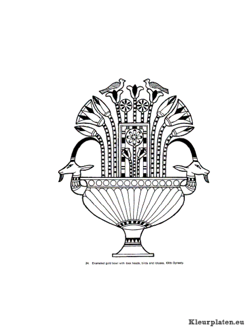 Egypte kleurplaat