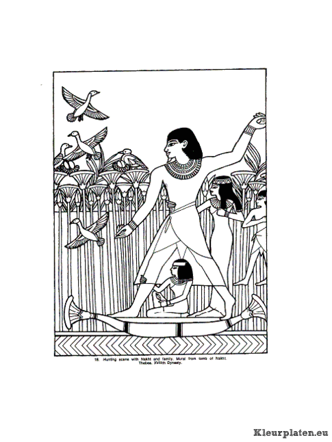 Egypte kleurplaten