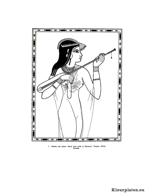 Egypte kleurplaten