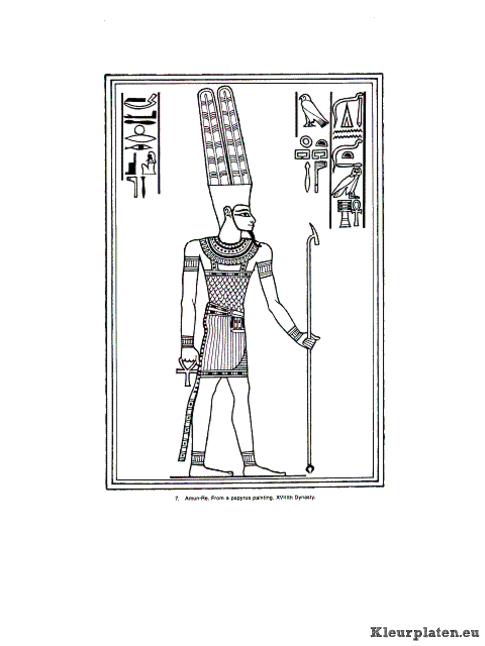 Egypte kleurplaten