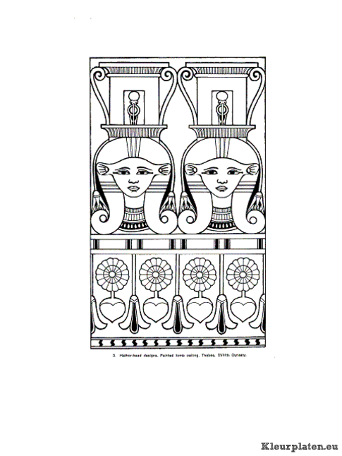 Egypte kleurplaten
