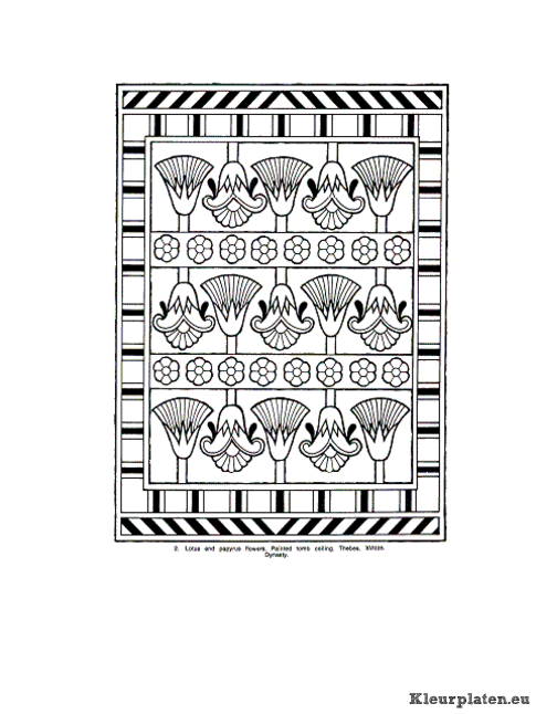 Egypte kleurplaten