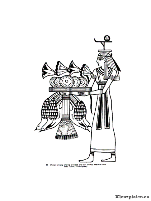 Egypte kleurplaten