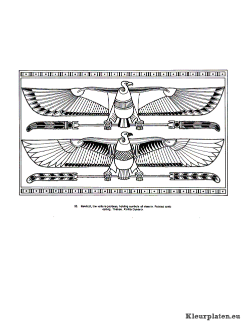 Egypte kleurplaten