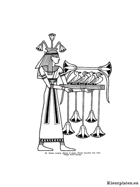 Egypte kleurplaten