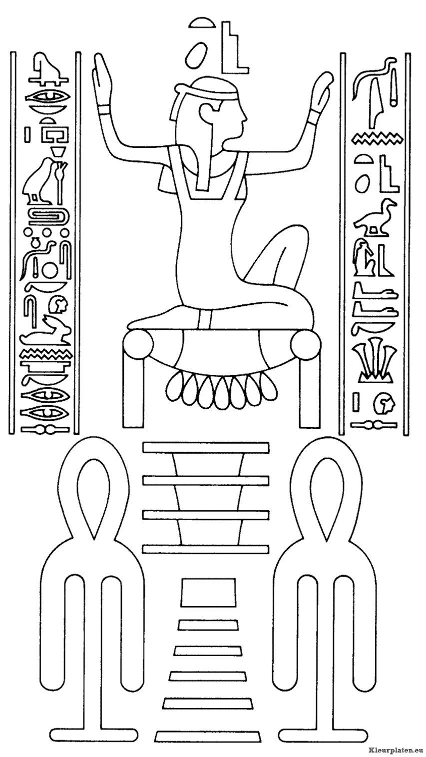 Egypte kleurplaten